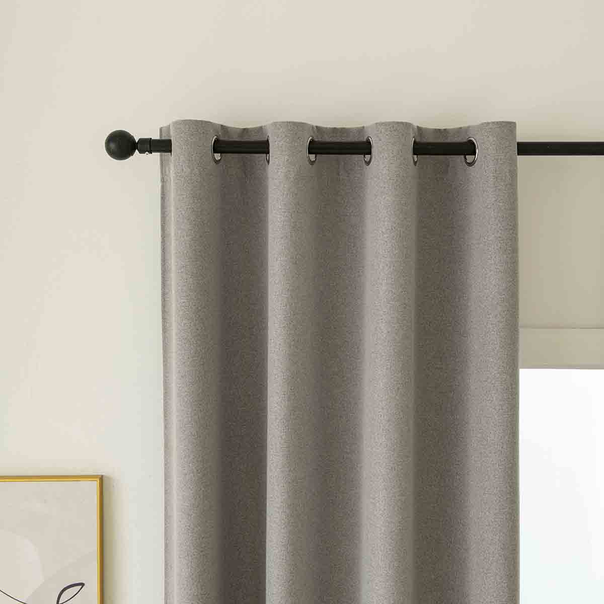 Κουρτίνα Full Blackout Σκίασης με 8 Κρίκους Total Art 8446 140x270εκ Μπεζ