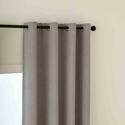 Κουρτίνα Full Blackout Σκίασης με 8 Κρίκους Total Art 8446 140x270εκ Μπεζ