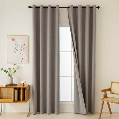 Ύφασμα Κουρτίνας με το Μέτρο Full Blackout Σκίασης Total Art 8446 Φ280 Μπεζ