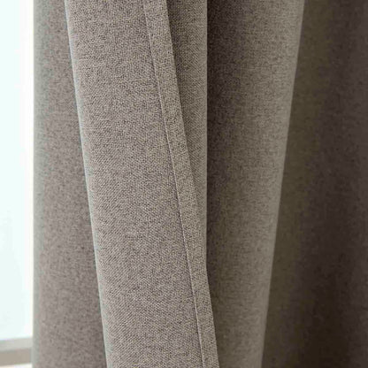 Κουρτίνα Full Blackout Σκίασης με 8 Κρίκους Total Art 8446 140x270εκ Αμέθυστος