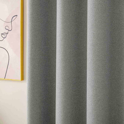 Ύφασμα Κουρτίνας με το Μέτρο Full Blackout Σκίασης Total Art 8446 Φ280 Γκρι