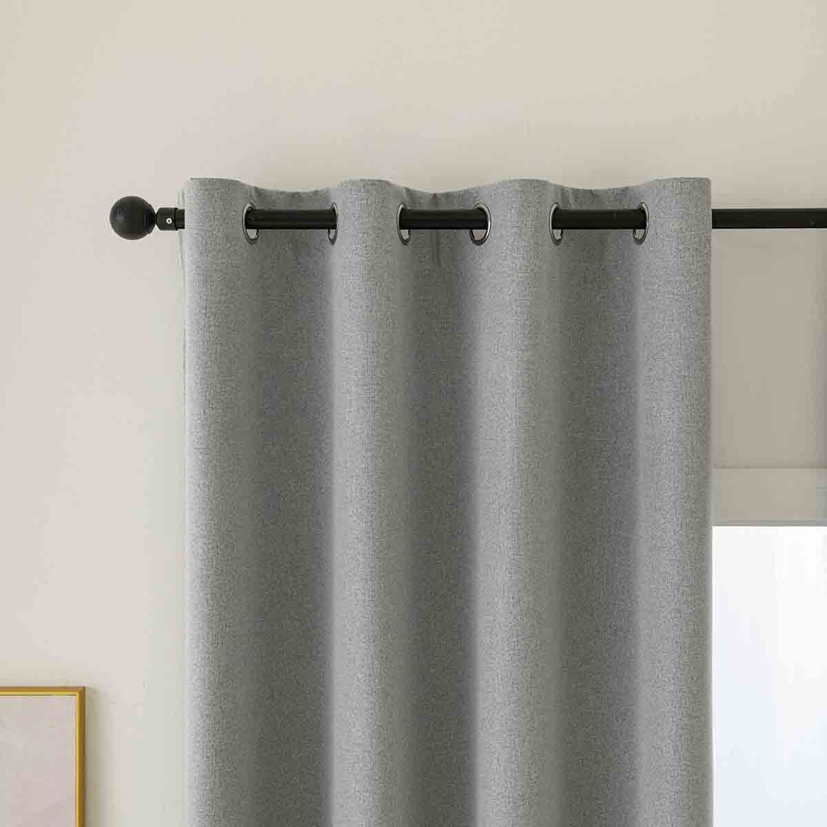 Ύφασμα Κουρτίνας με το Μέτρο Full Blackout Σκίασης Total Art 8446 Φ280 Γκρι