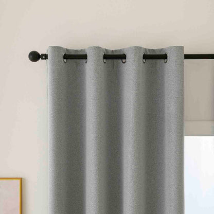 Ύφασμα Κουρτίνας με το Μέτρο Full Blackout Σκίασης Total Art 8446 Φ280 Γκρι