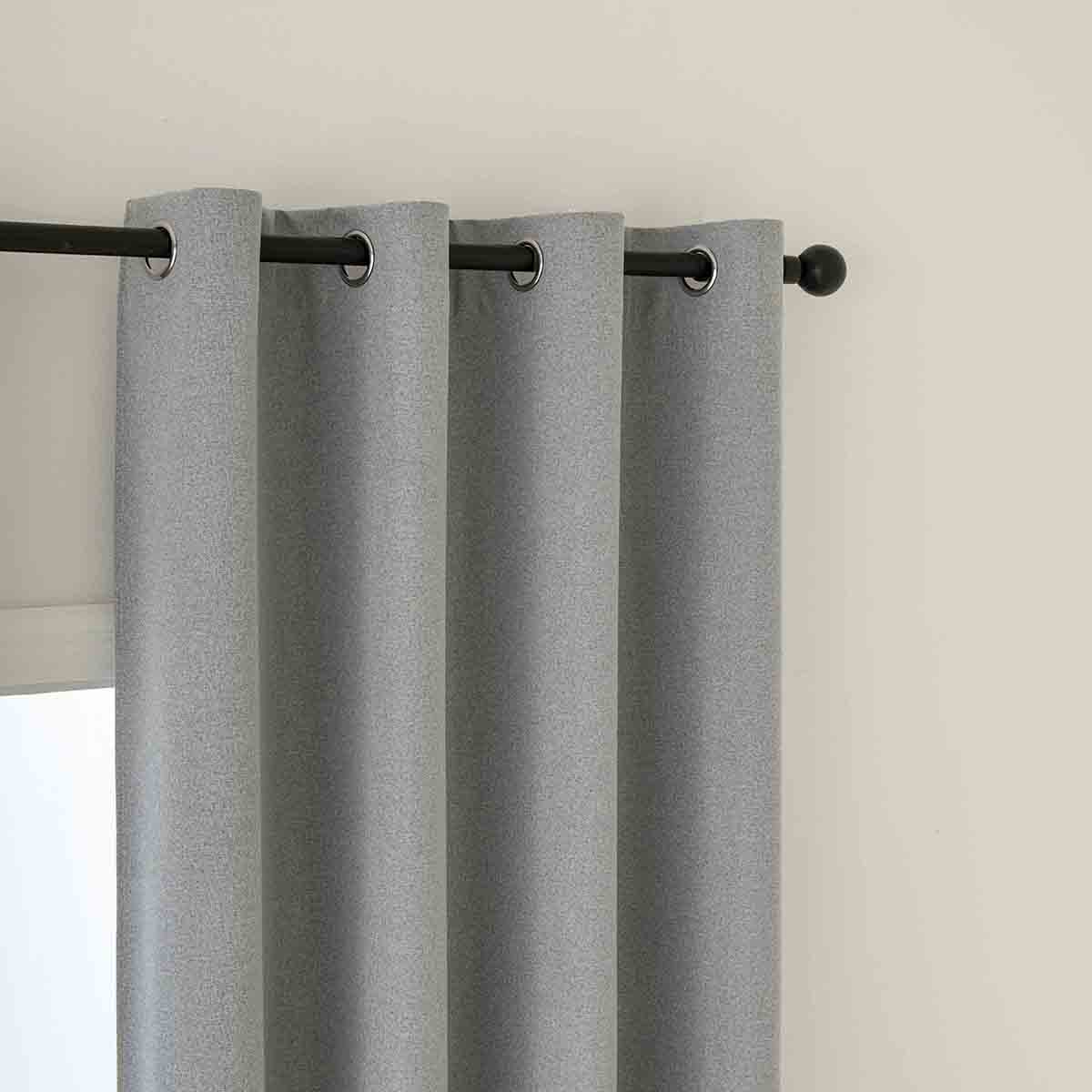 Ύφασμα Κουρτίνας με το Μέτρο Full Blackout Σκίασης Total Art 8446 Φ280 Γκρι