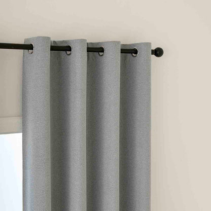 Ύφασμα Κουρτίνας με το Μέτρο Full Blackout Σκίασης Total Art 8446 Φ280 Γκρι