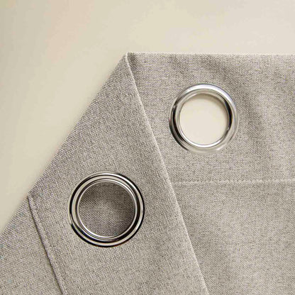 Κουρτίνα Full Blackout Σκίασης με 8 Κρίκους Total Art 8446 140x270εκ Άμμου