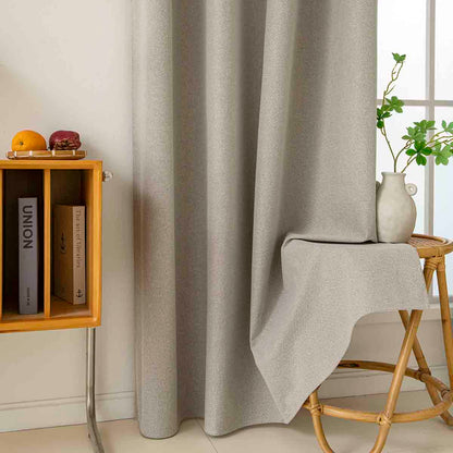 Κουρτίνα Full Blackout Σκίασης με 8 Κρίκους Total Art 8446 140x270εκ Άμμου