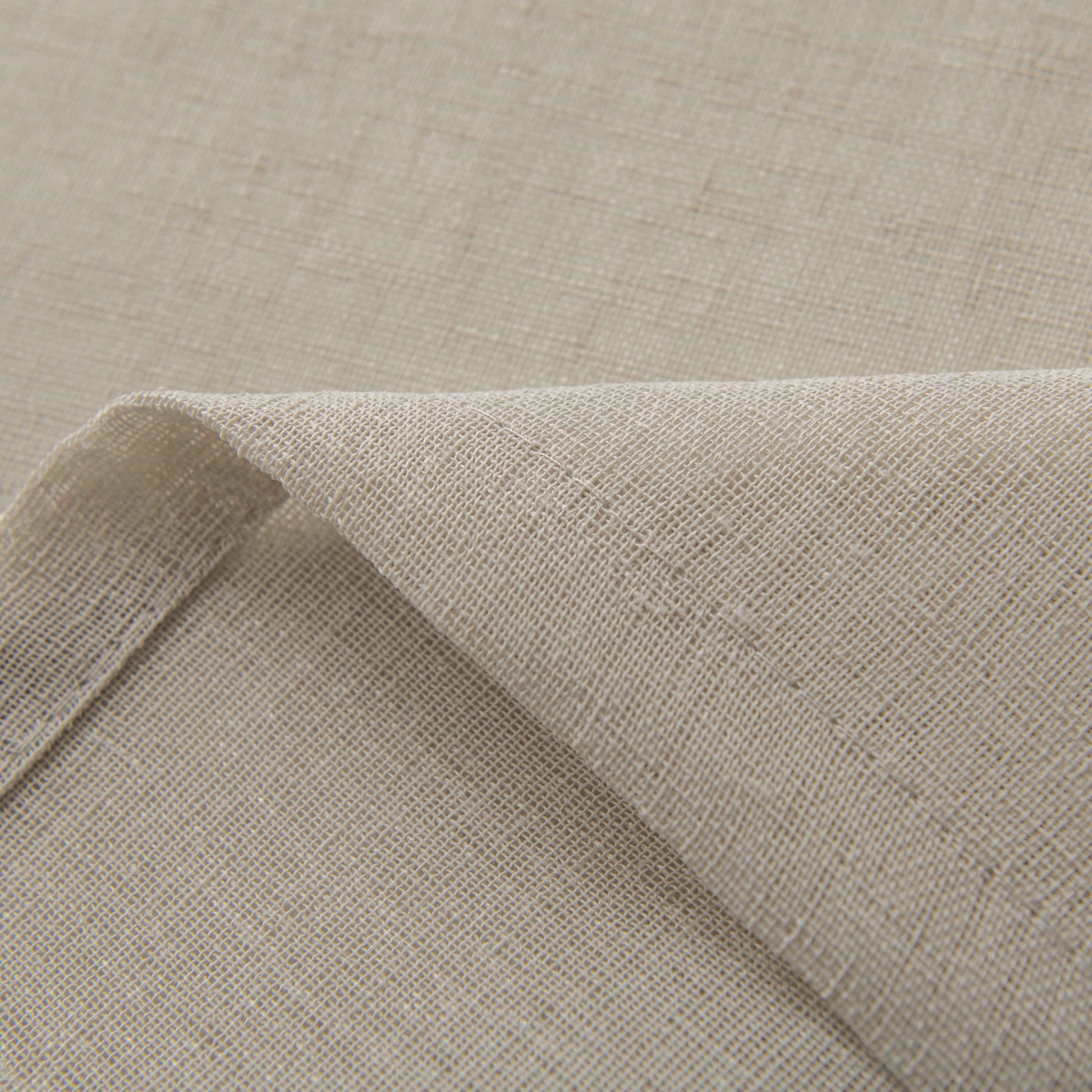 Κουρτίνα Γάζα Μονόχρωμη με 8 Μεταλλικούς Κρίκους Fit Art 8447 140x270εκ Μπεζ