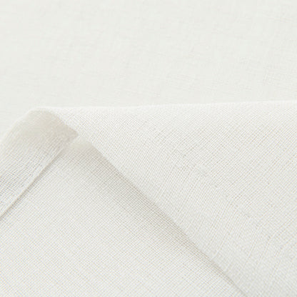 Κουρτίνα Γάζα Μονόχρωμη με 8 Μεταλλικούς Κρίκους Fit Art 8447 140x270εκ Εκρού