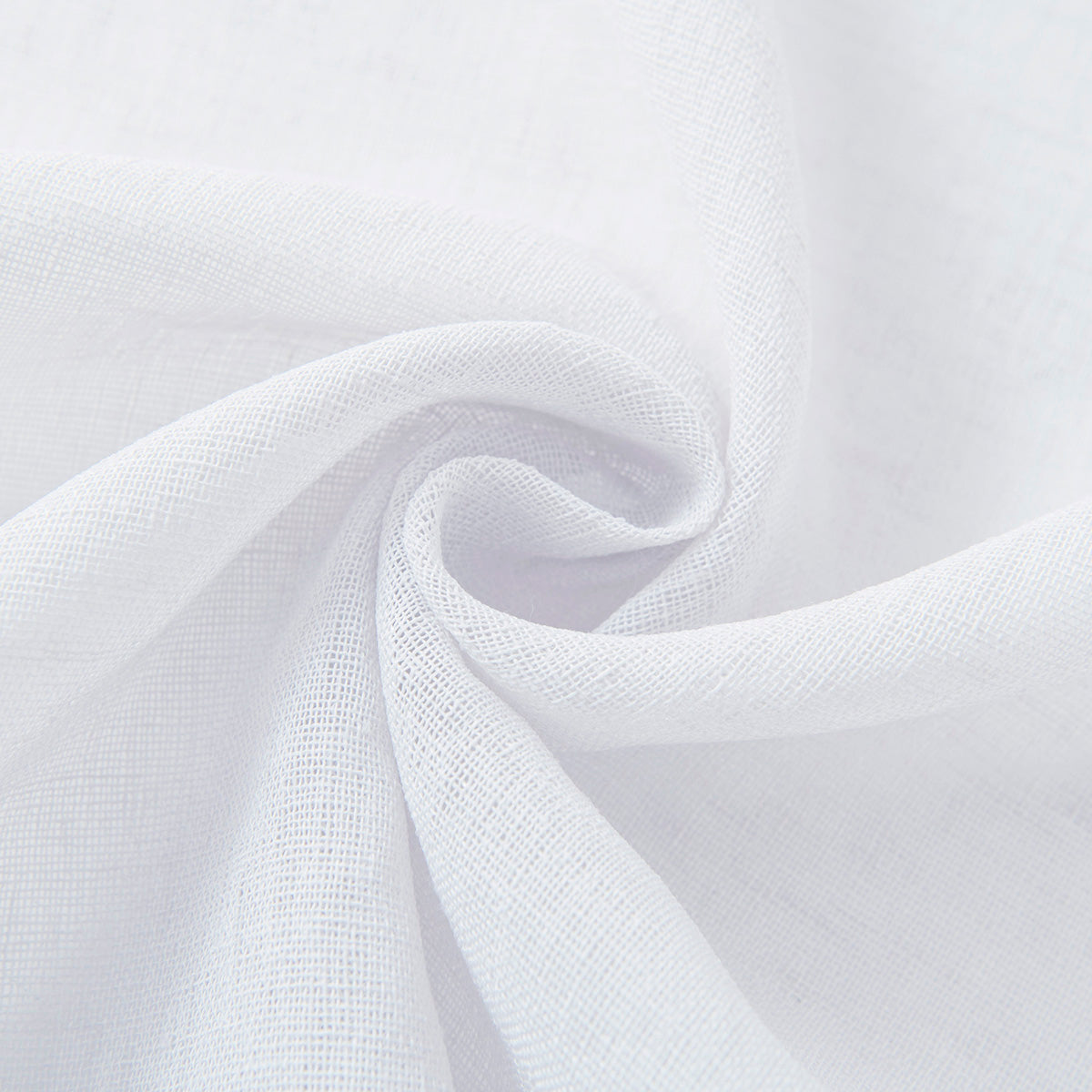 Κουρτίνα Γάζα Μονόχρωμη με 8 Μεταλλικούς Κρίκους Fit Art 8447 140x270εκ Λευκό