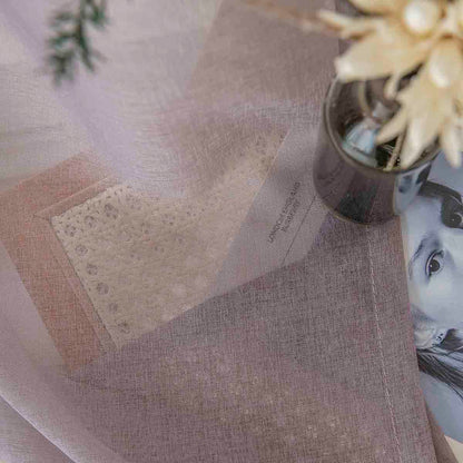 Ύφασμα Κουρτίνας με το Μέτρο Γάζα Sharp Art 8448 Φ300 Αμέθυστος