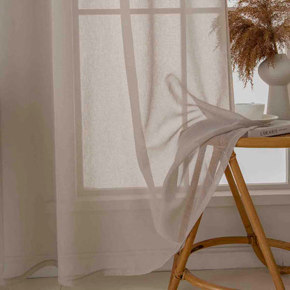 Ύφασμα Κουρτίνας με το Μέτρο Γάζα Sharp Art 8448 Φ300 Άμμου