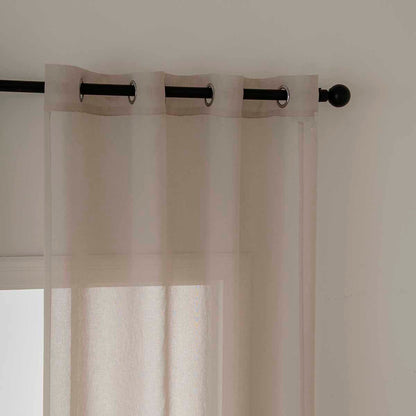 Ύφασμα Κουρτίνας με το Μέτρο Γάζα Sharp Art 8448 Φ300 Άμμου