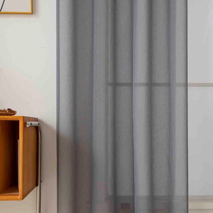 Ύφασμα Κουρτίνας με το Μέτρο Γάζα Sharp Art 8448 Φ300 Ανθρακί