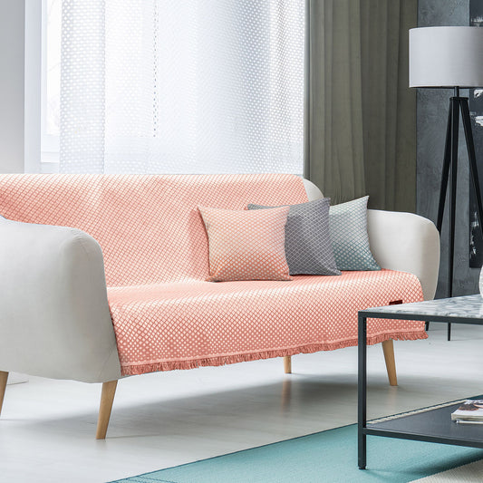 Ριχτάρι Μονοθέσιο Art 8456 180x170εκ Κοραλί