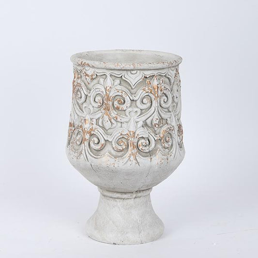 ΒΑΖΟ ΤΣΙΜΕΝΤΕΝΙΟ ΛΕΥΚΟ 20x20x30