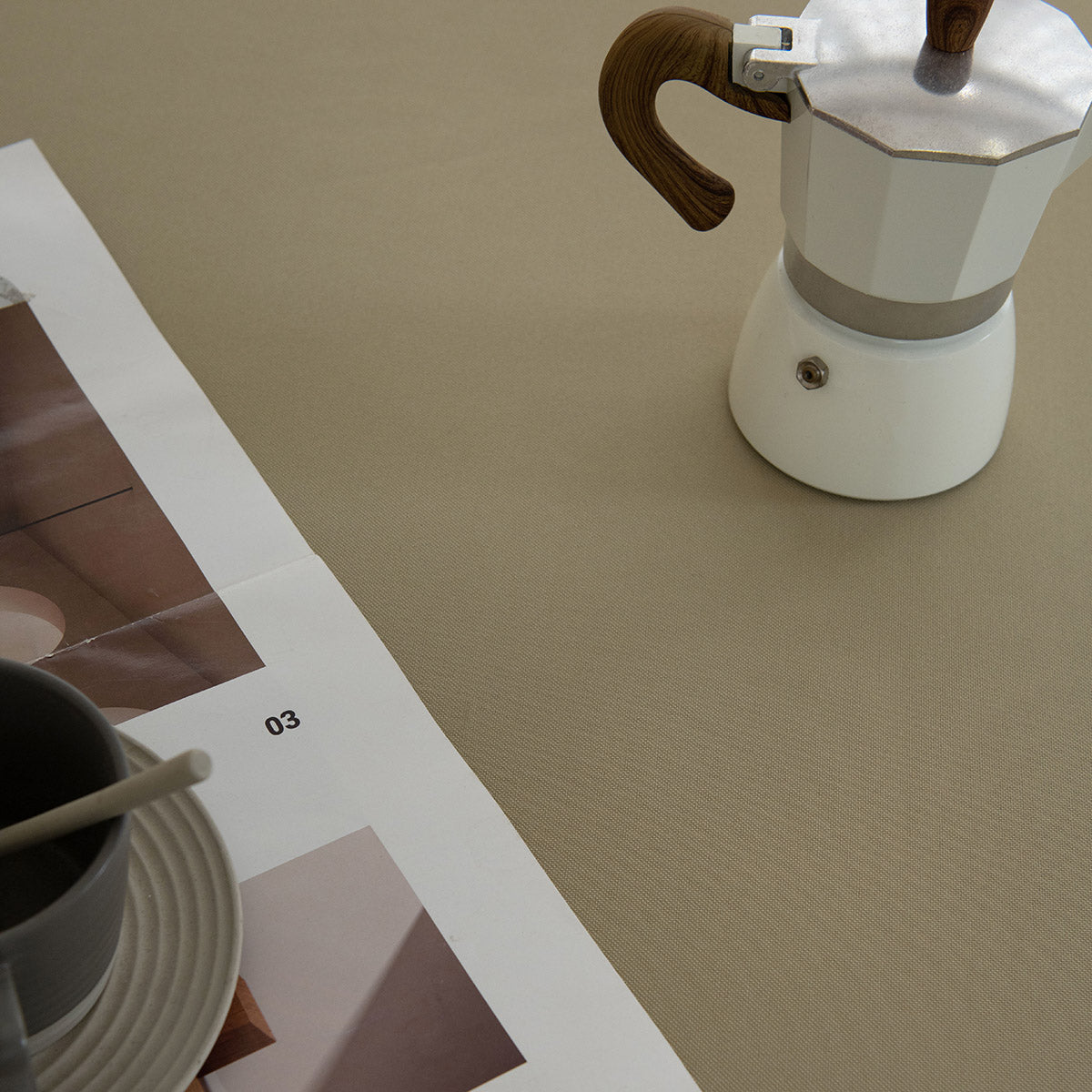 Τραπεζομάντηλο Supreme Art 8488 Λαδί 150x180εκ