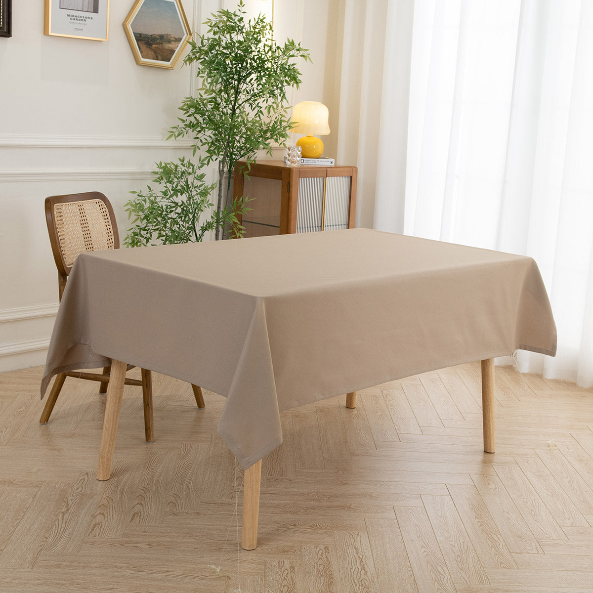 Τραπεζομάντηλο Supreme Art 8491 150x150εκ Μπεζ