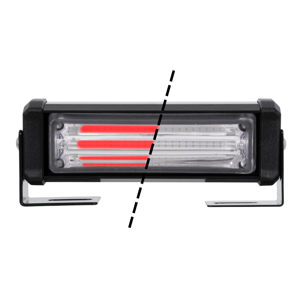 85035 PRO Series ΣΕΤ 4 x Μπάρες Σήμανσης Οχήματος Αστυνομίας για Αυτοκίνητα & Φορτηγά 13 Προγραμμάτων Φωτισμού LED CREE CXB COB 36W DC 10-30V Αδιάβροχο IP65 Κόκκινο & Μπλε