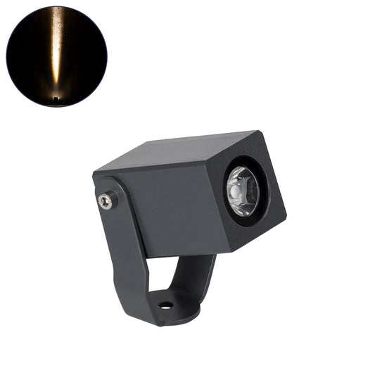 TREELIGHT-TREEMARO 90472 Σποτ Φωτισμού για Φυτά - Δέντρα LED 3W 330lm 8° DC 24V Αδιάβροχο IP65 Θερμό Λευκό 2700K Dimmable - Γκρι Ανθρακί - Μ3.5 x Π6.4 x Υ10