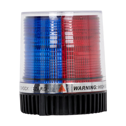 85155 PRO Series Φάρος Σήμανσης Οχήματος Αστυνομίας για Αυτοκίνητα & Φορτηγά STROBE LED 10W DC 12-24V Αδιάβροχος IP65 Μπλε & Κόκκινο