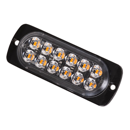 85264 PRO Series Μπάρα Σήμανσης Οχήματος Οδικής Βοήθείας για Αυτοκίνητα & Φορτηγά Φωτισμού STROBE LED SMD 3030 12W DC 12-24V Αδιάβροχη IP65 Πορτοκαλί