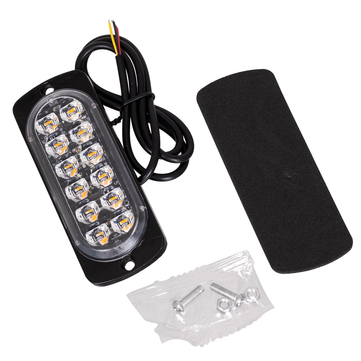 85264 PRO Series Μπάρα Σήμανσης Οχήματος Οδικής Βοήθείας για Αυτοκίνητα & Φορτηγά Φωτισμού STROBE LED SMD 3030 12W DC 12-24V Αδιάβροχη IP65 Πορτοκαλί