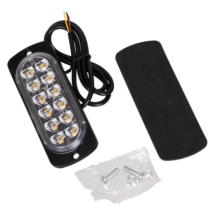 85264 PRO Series Μπάρα Σήμανσης Οχήματος Οδικής Βοήθείας για Αυτοκίνητα & Φορτηγά Φωτισμού STROBE LED SMD 3030 12W DC 12-24V Αδιάβροχη IP65 Πορτοκαλί