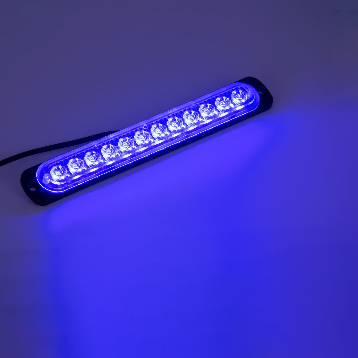 85268 PRO Series Μπάρα Σήμανσης Οχήματος Αστυνομίας για Αυτοκίνητα & Φορτηγά 10 Προγραμμάτων Φωτισμού STROBE LED SMD 3030 15W DC 12-24V Αδιάβροχη IP65 Μπλε