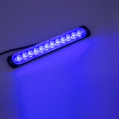 85268 PRO Series Μπάρα Σήμανσης Οχήματος Αστυνομίας για Αυτοκίνητα & Φορτηγά 10 Προγραμμάτων Φωτισμού STROBE LED SMD 3030 15W DC 12-24V Αδιάβροχη IP65 Μπλε