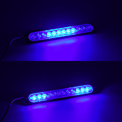 85268 PRO Series Μπάρα Σήμανσης Οχήματος Αστυνομίας για Αυτοκίνητα & Φορτηγά 10 Προγραμμάτων Φωτισμού STROBE LED SMD 3030 15W DC 12-24V Αδιάβροχη IP65 Μπλε