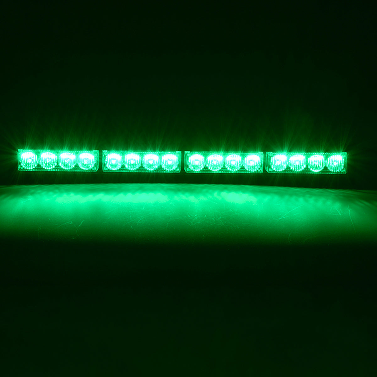 85273 PRO Series Μπάρα Σήμανσης Οχήματος Security - Ασφαλείας για Αυτοκίνητα & Φορτηγά 16 Προγραμμάτων Φωτισμού STROBE LED SMD 3030 32W DC 10-30V Αδιάβροχη IP66 Πράσινο