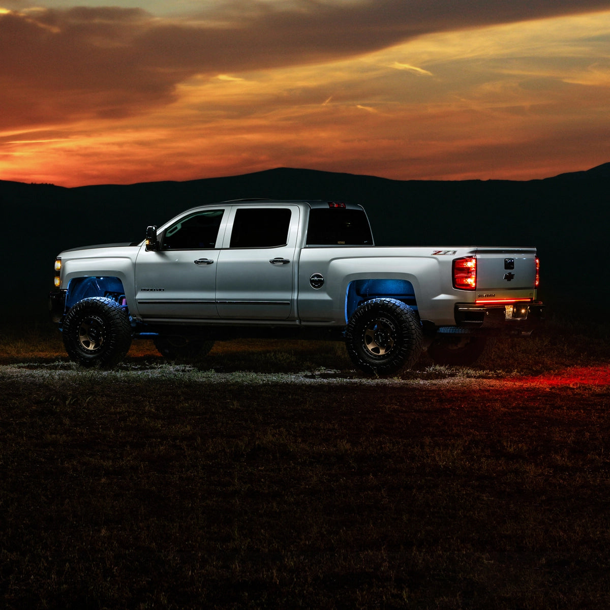 85330 Car Backlit LED Strip Εύκαμπτη Ταινία 150cm Σήμανσης DRL Αυτοκινήτου 6 Προγραμμάτων Φωτισμού LED SMD 2835 80W DC 12V Αδιάβροχη IP68 Πορτοκαλί - Κόκκινο - Ψυχρό Λευκό 6000K