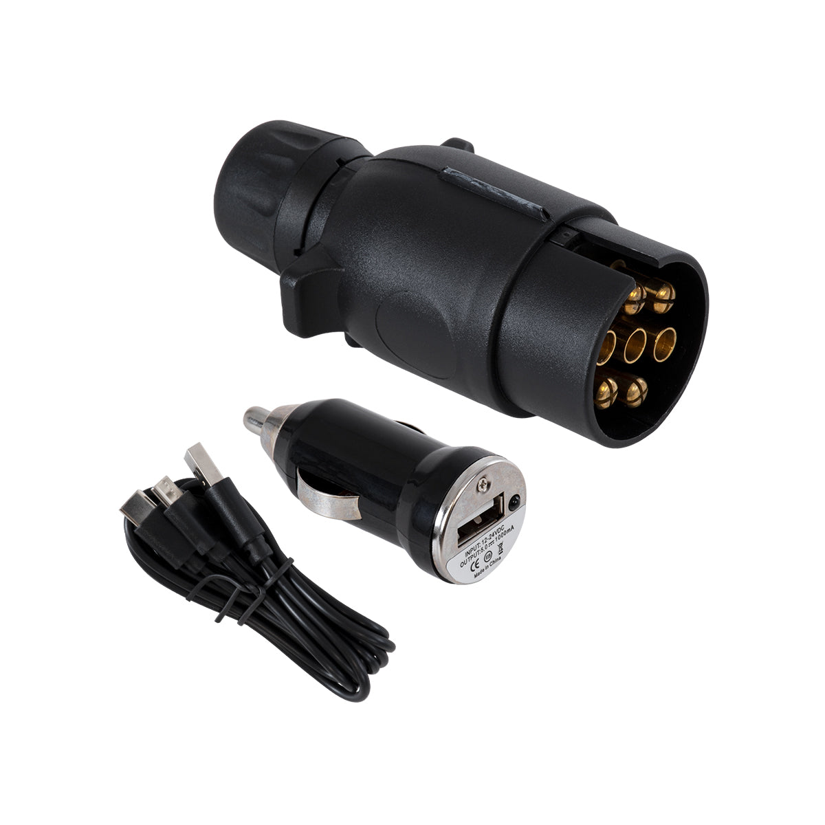 85339 Ζευγάρι Ασύρματα Επαναφορτιζόμενα Φανάρια για Τρέιλερ LED 150W με Μαγνήτη & Επαναφορτιζόμενη Μπαταρία 2000mAh - Ασύρματος Πομπός & Δέκτης RF 2.4Ghz - Κόκκινο - Πορτοκαλί - Λευκό - Αδιάβροχα IP65 - Μ11 x Π11 x Υ5cm