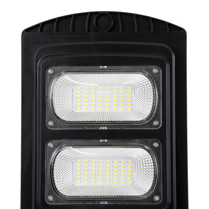 STREETB 85342 Φωτιστικό Δρόμου LED 60W 3000lm 120° DC 5V με Ενσωματωμένο Φωτοβολταϊκό Panel 6V 9W & Επαναφορτιζόμενη Μπαταρία Li-ion 3.2V 9000mAh με Αισθητήρα Κίνησης-Ημέρας-Νύχτας Αδιάβροχο IP65 Ψυχρό Λευκό 6000K - Μαύρο - Μ22 x Π50 x Υ6