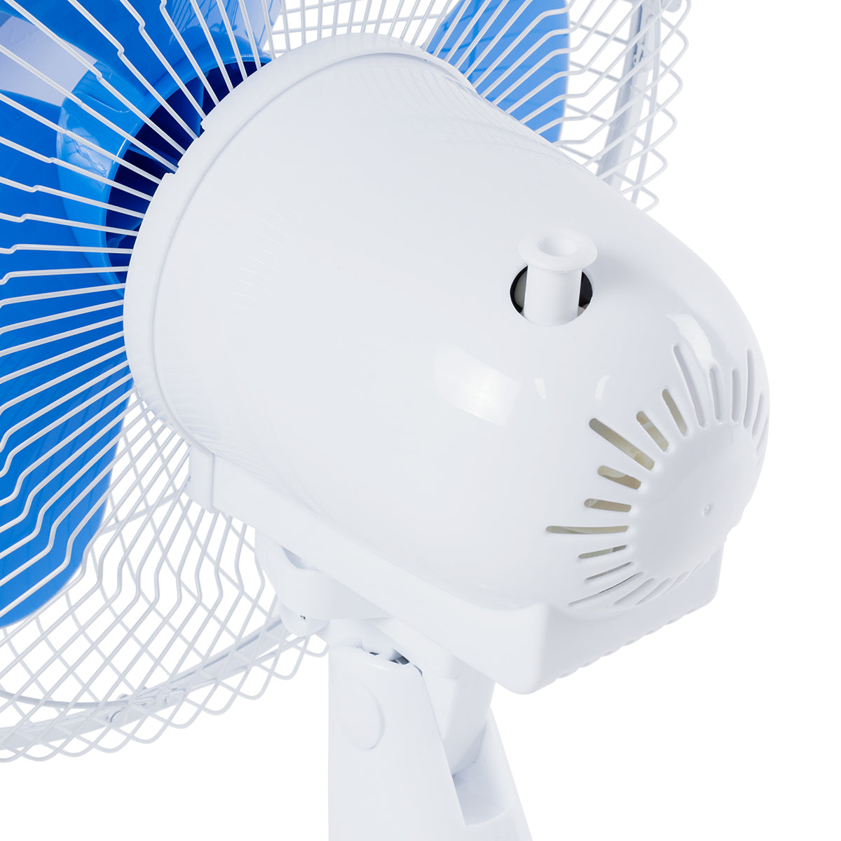 SOLARI-FAN 85353 Solar Fan Αυτόνομος Ηλιακός Επιτραπέζιος Ανεμιστήρας 25W 2 Λειτουργιών Ρεύματος με AC 220-240V ή με Φωτοβολταϊκό Panel 9V 12W & Επαναφορτιζόμενη Μπαταρία Li-ion 7.4V 4400mAh - 3 Ταχύτητες - IP20 - Μ24 x Π36 x Υ49cm - Λευκό & Μπλε