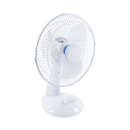 SOLARI-FAN 85354 Solar Fan Αυτόνομος Ηλιακός Επιτραπέζιος Ανεμιστήρας 25W 2 Λειτουργιών Ρεύματος με AC 220-240V ή με Φωτοβολταϊκό Panel 9V 12W & Επαναφορτιζόμενη Μπαταρία Li-ion 7.4V 4400mAh - 3 Ταχύτητες - IP20 - Μ24 x Π36 x Υ49cm - Λευκό