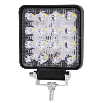 WORKPRO 85407 Προβολάκι LED 48W 4800lm 45° DC 10-30V Αδιάβροχο IP65 Ψυχρό Λευκό 6000K - CREE XBD Chip - Μ10.8 x Π3.2 x Υ12.8