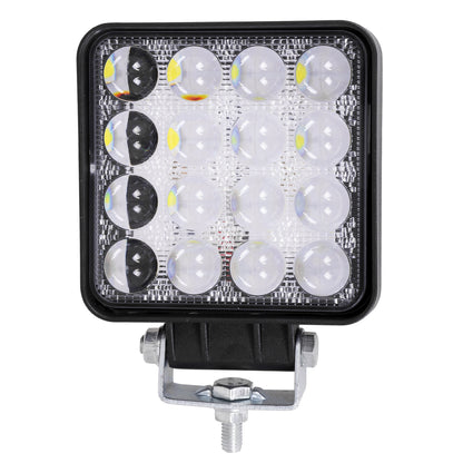 WORKPRO 85408 Προβολάκι LED 48W 4800lm 45° DC 10-30V Αδιάβροχο IP65 Ψυχρό Λευκό 6000K - CREE XBD 7D Chip - Μ10.8 x Π3.2 x Υ12.8