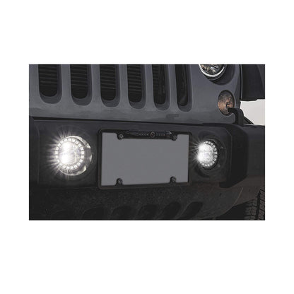 85418 Σετ 2 x Προβολείς Ομίχλης JEEP WRANGLER - MERCEDES BENZ G CLASS - LAND ROVER DEFENDER - HAMMER H1-H2 - 4'' Ιντσών με Ring Light DRL LED CREE CXB COB 100W 7500lm DC 12V Αδιάβροχοι IP66 Ψυχρό Λευκό 6000K