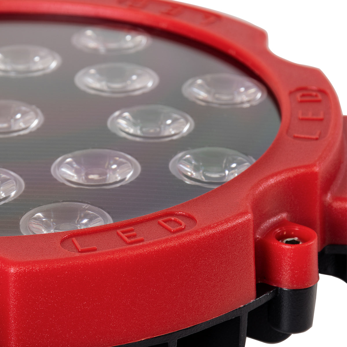85422 Vehicle & Forklift Work Lights - Φώτα Εργασίας για Οχήματα Περονοφόρα - Κλάρκ LED 45W DC 9-80V Αδιάβροχο IP67 Μαύρο Κόκκινο Μ20 x Π18 x Υ5