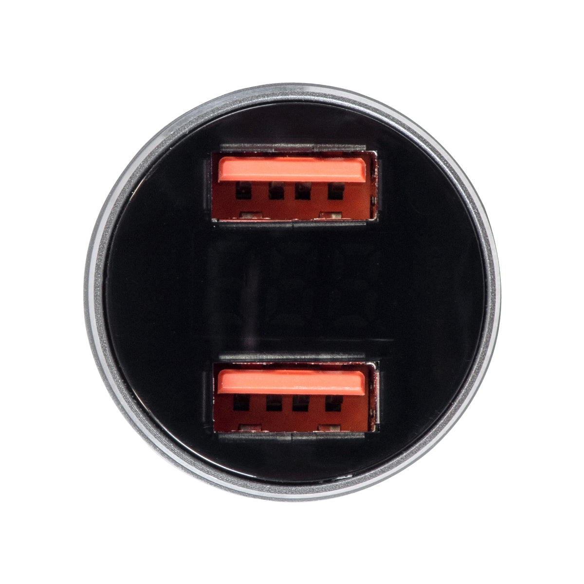 85435 Φορτιστής Αναπτήρα Αυτοκινήτου Γρήγορης Φόρτισης PD 36W 6A με 2 Θύρες USB Ασημί Νίκελ