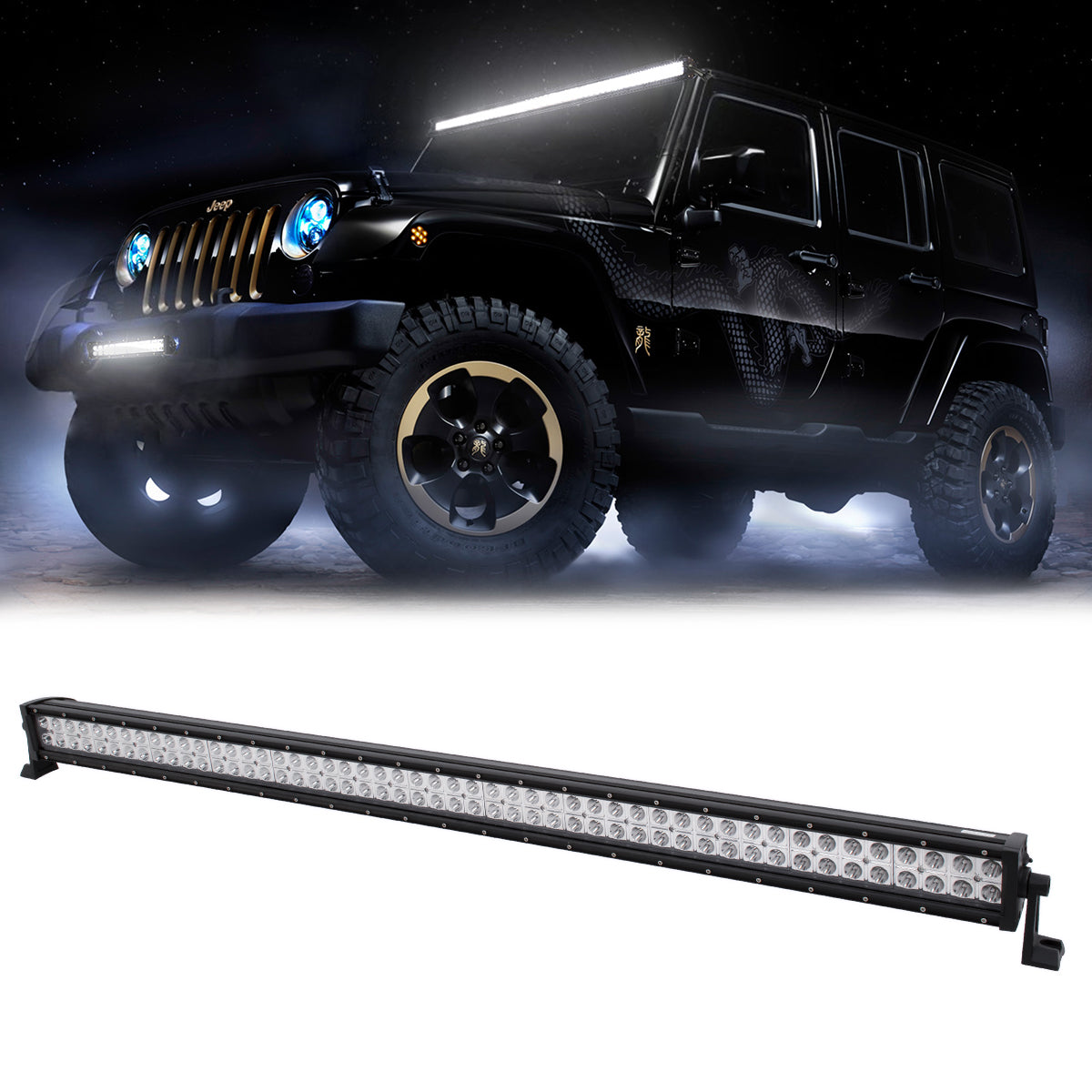 85465 PRO Series Μπάρα Ίσια - Straight για Αυτοκίνητα & Φορτηγά LED CREE XBD 300W 30000lm DC 10-30V Αδιάβροχη IP65 Ψυχρό Λευκό 6000K