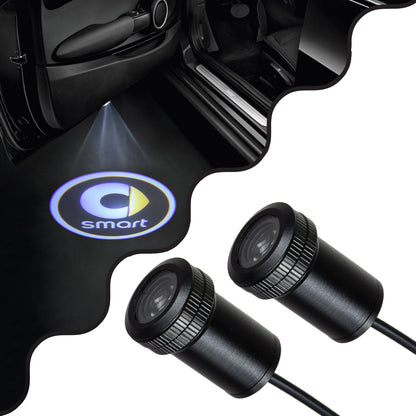 81620 SMART Ghost Car Brand Logo Projector - Προτζέκτορας Προβολής Μάρκας Αυτοκινήτου LED CREE XHP35 3W 240lm 120° DC 12V IP20 Ψυχρό Λευκό 6000K