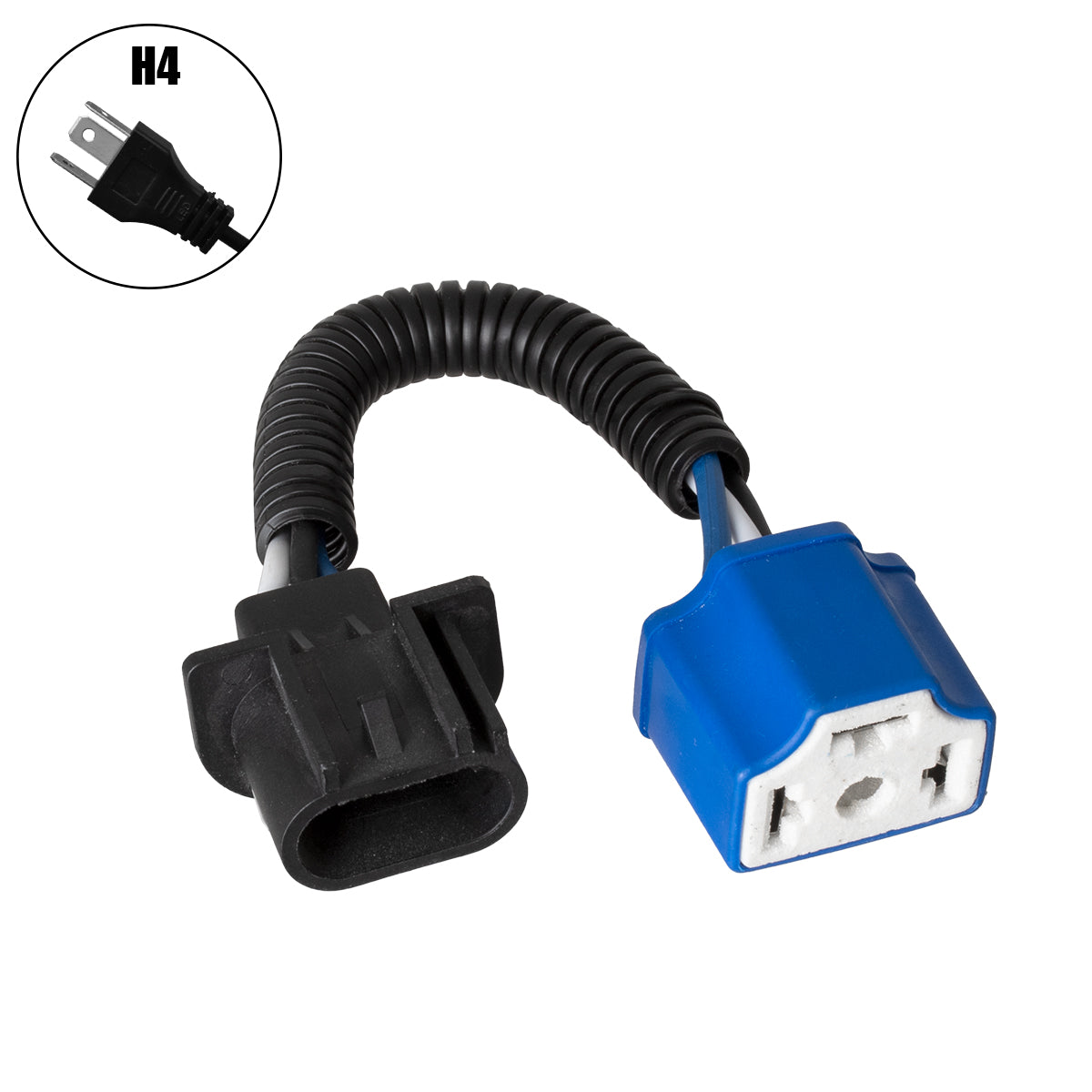 85551 Αντάπτορας - Μετατροπέας από H13 σε H4 για Jeep Wrangler Μοντέλο JK από 2007 έως 2018