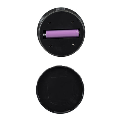 85692 Αυτόνομο Επαναφορτιζόμενο Φανάρι Camping LED 5W USB 2.0 με Επαναφορτιζόμενη Μπαταρία 1 x 18650 2000mAh Li-ion - IP20 - Dimmable - Μαύρο με Διάφανο Γυαλί - Θερμό Λευκό 3000K Φ12 x Υ17cm