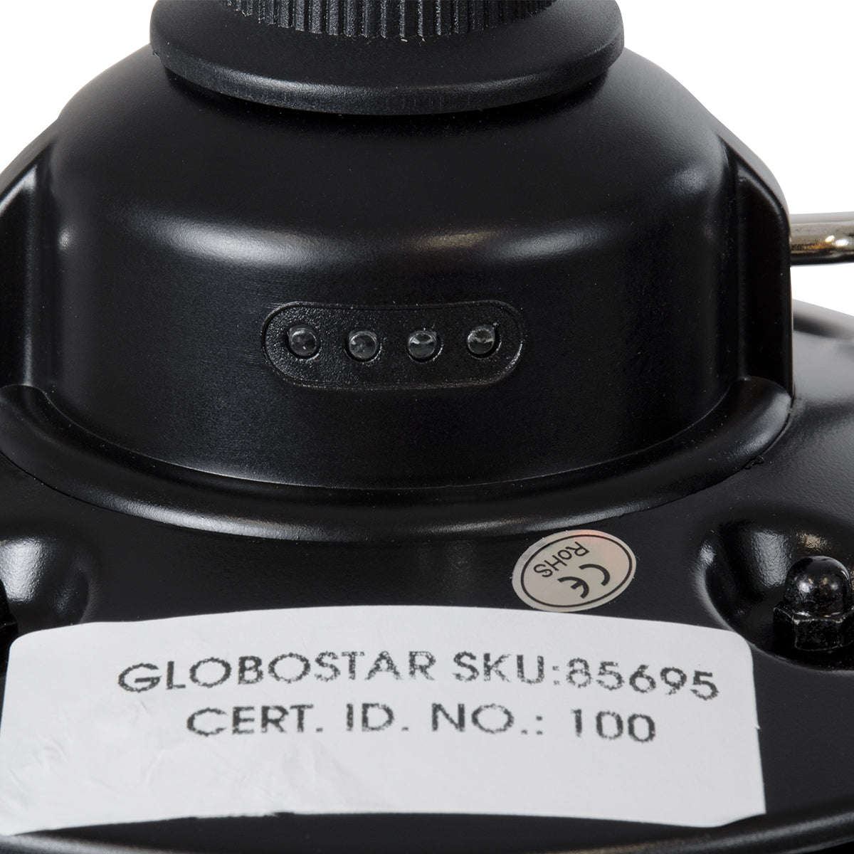 85695 Αυτόνομο Φανάρι Camping LED 4W USB 2.0 με Επαναφορτιζόμενη Μπαταρία 1 x 18650 2000mAh Li-ion Power Bank IP20 Dimmable Μαύρο με Διάφανο Γυαλί CCT Εναλλαγή Φωτισμού μέσω On/Off All In One Ψυχρό 6000K+Φυσικό 4500K+Θερμό 2700K Φ13.5 x Υ17.5cm