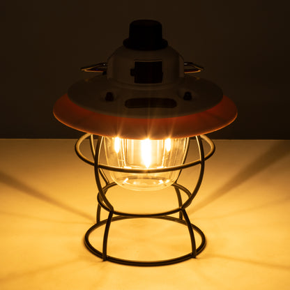 85696 Αυτόνομο Φανάρι Camping LED 4W USB 2.0 με Επαναφορτιζόμενη Μπαταρία 1 x 18650 2000mAh Li-ion Power Bank IP20 Dimmable Ροζ με Διάφανο Γυαλί CCT Εναλλαγή Φωτισμού μέσω On/Off All In One Ψυχρό 6000K+Φυσικό 4500K+Θερμό 2700K Φ13.5 x Υ17.5cm