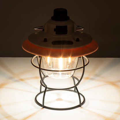 85696 Αυτόνομο Φανάρι Camping LED 4W USB 2.0 με Επαναφορτιζόμενη Μπαταρία 1 x 18650 2000mAh Li-ion Power Bank IP20 Dimmable Ροζ με Διάφανο Γυαλί CCT Εναλλαγή Φωτισμού μέσω On/Off All In One Ψυχρό 6000K+Φυσικό 4500K+Θερμό 2700K Φ13.5 x Υ17.5cm