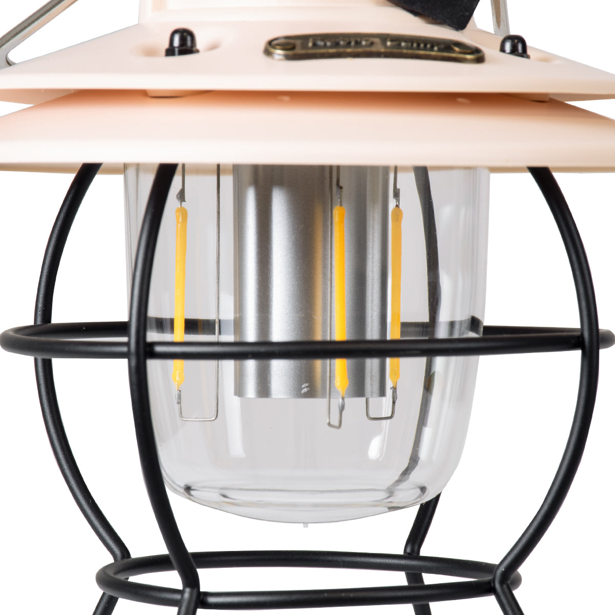 85696 Αυτόνομο Φανάρι Camping LED 4W USB 2.0 με Επαναφορτιζόμενη Μπαταρία 1 x 18650 2000mAh Li-ion Power Bank IP20 Dimmable Ροζ με Διάφανο Γυαλί CCT Εναλλαγή Φωτισμού μέσω On/Off All In One Ψυχρό 6000K+Φυσικό 4500K+Θερμό 2700K Φ13.5 x Υ17.5cm